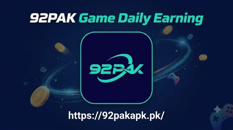 92PAK Game Daily Earning 92 pak download app 92 pak game 92 pak login 92pak apk